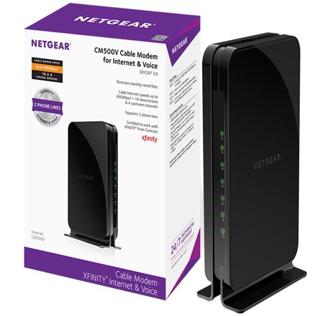 NETGEAR CM500V (16x4) Cable Modem With Voice (No WiFi), DOCSIS 3.0 ...