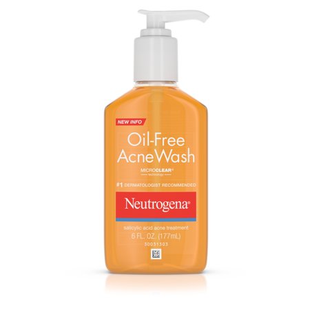acid neutrogena salicylic wash face acne fighting oz oil fl