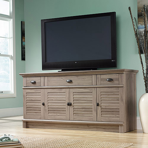 Sauder Harbor View TV Stand for TVs up to 70'', Salt Oak