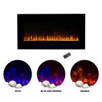 Northwest 42 inch Electric Wall Mounted Fireplace with Fire and Ice Flames