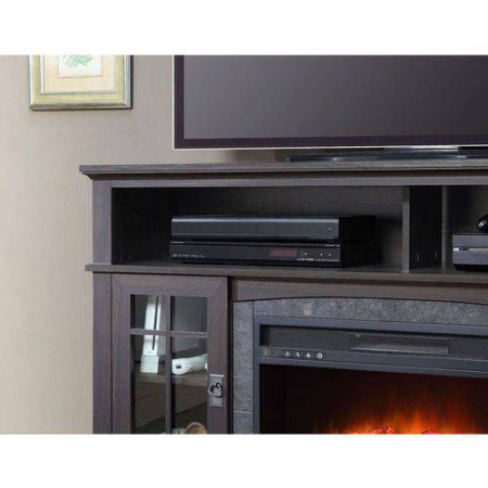 Better Homes and Gardens Mission Media Fireplace for TVs up to 65'', Black