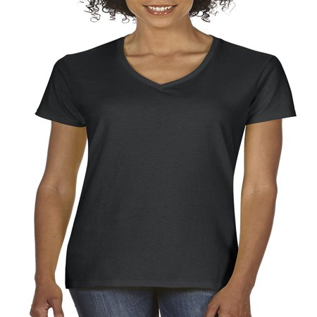 Women's Classic Short Sleeve V-Neck T-Shirt (Best V Neck Shirts)