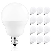 Vanity Globe Bulbs E12 Led Bulbs Candelabra Light 40 Watt Equivalent Daylight White 6000k Chandelier