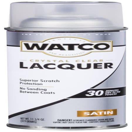 Watco Satin Clear Lacquer Spray, 11.25 Oz - Walmart.com