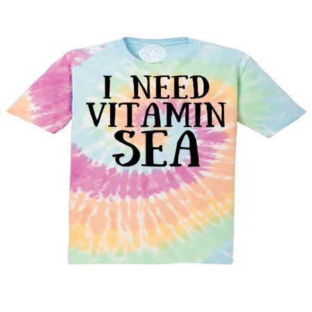 - I Need Vitamin Sea Ocean Vacation Tie Dye Mens and Womens Tee Shirt