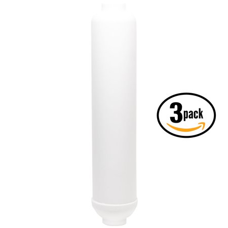 - 3-Pack Replacement Watts RO-TFM-5SV Inline Filter Cartridge - Universal 10-inch Cartridge for WATTS PREMIER 500032 RO-TFM-5SV FIVE STAGE REVERSE OSMOSIS SYSTEM - Denali Pure Brand