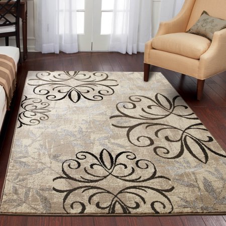 Better Homes & Gardens Iron Fleur Area Rug or (Best Size Rug For Dorm Room)