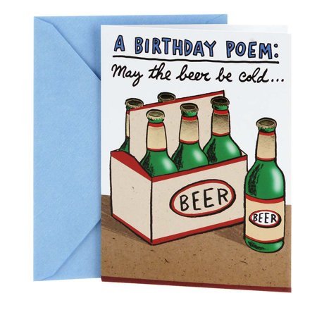 Husband Birthday Card - Hallmark Shoebox Funny Birthday Card (Cold Beers)
