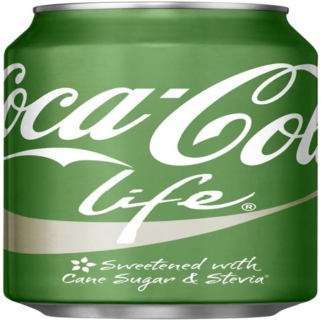 Coca-Cola Life Sweetened with Cane Sugar & Stevia Soda, 12 Fl. Oz., 12
