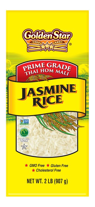 Golden Start Rice Golden Star Prime Grade Thai Hom Mali Jasmine Rice, 2 Lb - Walmart.com