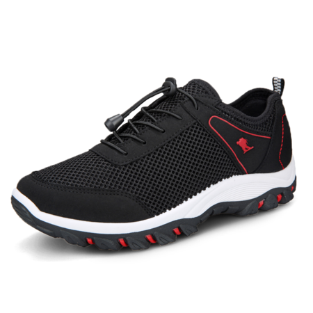 Men Outdoor Sneakers Breathable Hiking Shoes Mesh Running
