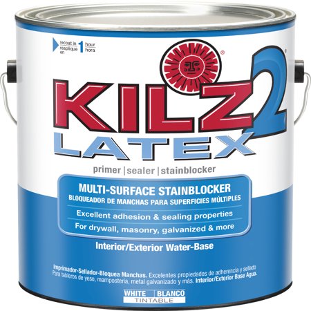 Kilz 2 Interior Exterior Multi Surface Primer Sealer Stainblocker Kilz 2 Interior Exterior Multi Surface Primer Sealer Stainblocker White Water Based