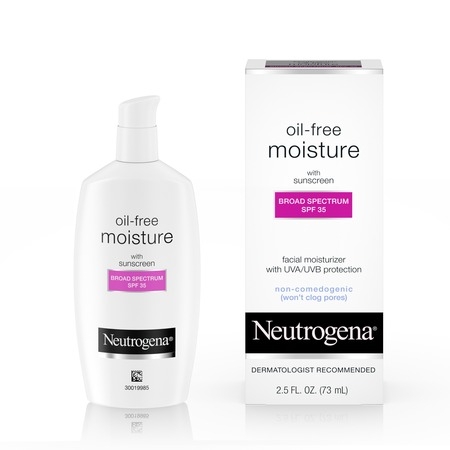 Neutrogena Oil Free Facial Moisturizer SPF 35 Sunscreen, 2.5 fl.