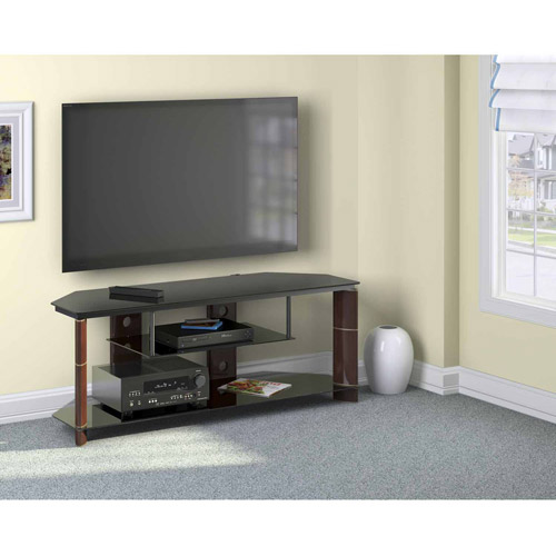 Bush Furniture Segments Collection TV Stand, for TVs up to 60'', Prestige Cherry