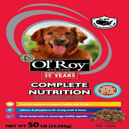 Ol' Roy Complete Nutrition Adult Dry Dog Food, 50