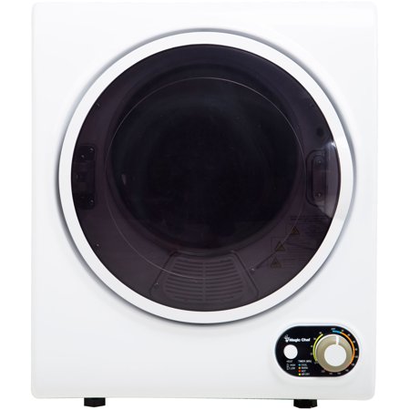 Magic Chef 1.5 cu ft Compact Dryer, White (Best Electric Dryer With Steam)