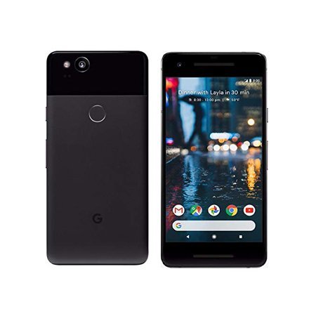 Google Pixel 2 Factory Unlocked 64GB Just Black (Certified (Google Home Best Black Friday Deal)