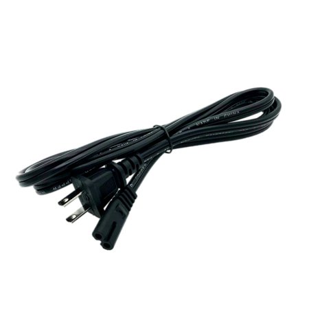 2 Prong Ac Cable - Kentek 6 Feet FT 2 Prong AC Power Cord Cable for Nikon Battery Charger Adapter EH-62A MH-18 MH-18A