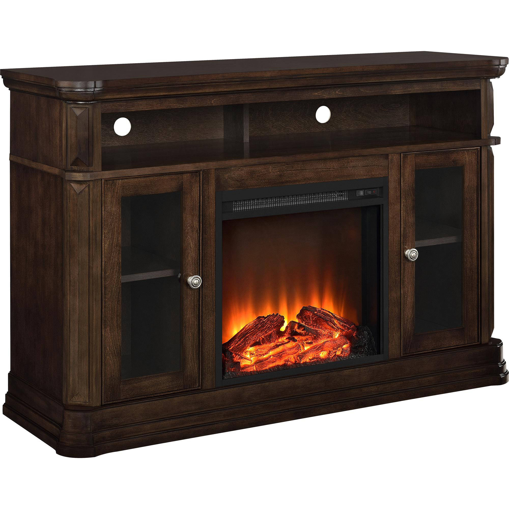 Brooklyn Fireplace TV Console for TVs up to 50'', Espresso