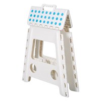 KARMAS PRODUCT 15" Folding Step Stool with Handle for Adult and Kids,Kitchen Garden Bathroom Tall Stepping Stools