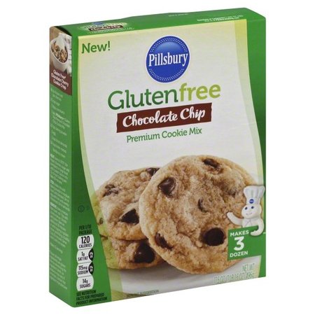 (2 pack) Pillsbury Gluten Free Chocolate Chip Cookie Mix, (Best Cookie Mix In A Jar)