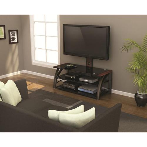 Z-Line Designs Montego 3-in-1 TV Stand With Mount, for TVs up to 70'', Bronze