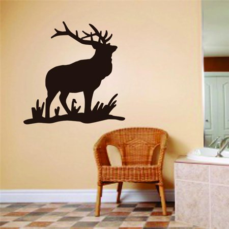10 Inch Gun - Wall Design Pieces Deer Animal Hunting Hunter Man Gun Boys Kids Bed Room Sports 10 X 10 Inches