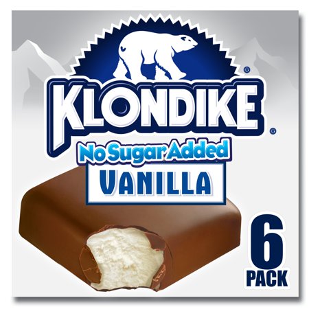 Klondike Ice Cream Bars Vanilla No Sugar Added 6 ct - Walmart.com