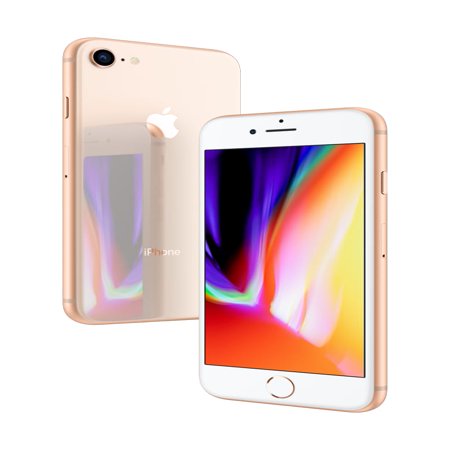 Straight Talk Prepaid Apple iPhone 8 64GB, Gold - Walmart.com