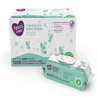 Parent's Choice Fragrance Free Baby Wipes, 12 packs of 100 (1200 ct)