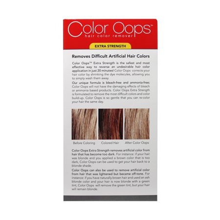 Color Oops Extra Conditioning Hair Color Remover, Pac