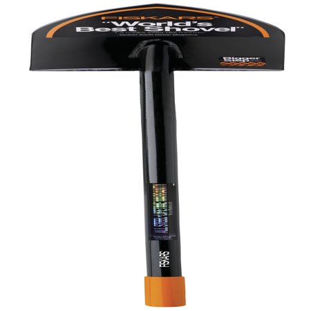 fiskars shovel digging handle steel