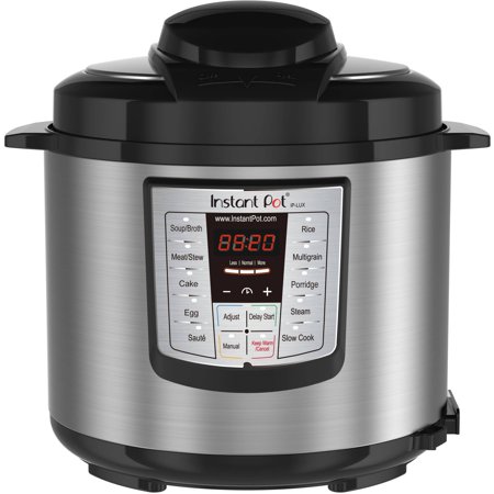 Instant Pot LUX60 V3 6 Qt 6-in-1 Multi-Use Programmable Pressure Cooker, Slow Cooker, Rice Cooker, Saute, Steamer, and Warmer