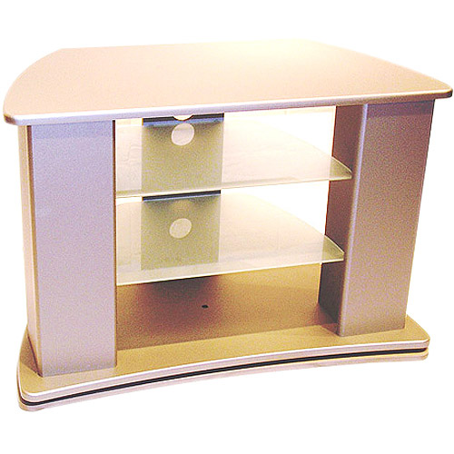 Silver Swivel TV Stand, for TVs up to 44''