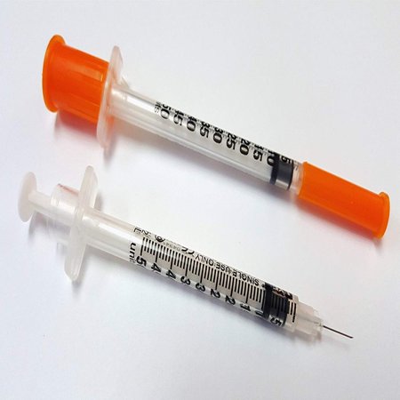 Bag of 10 x 2 1/2cc 28g 1/2 (20pk) Syringes (Best Way To Sharpen A Syringe)
