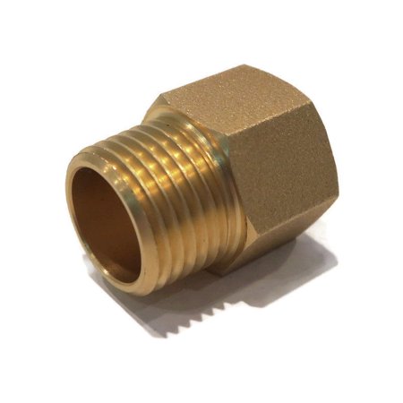 Male Pipe Adapter Fitting BRASS LEAD FREE STRAIGHT PIPE FITTING ADAPTER 1/2