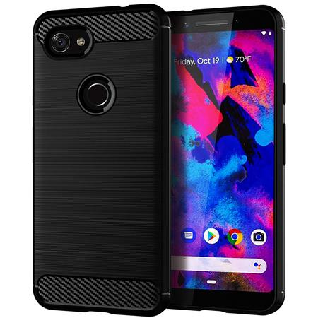 2019 the Newest Version for Google Pixel 3a Case, Genuine Leather Card Holder Slot Wallet Case Cover for Google Pixel 3a XL, Slim Genuine Leather Shell Mobile Phone Protectors (Black),