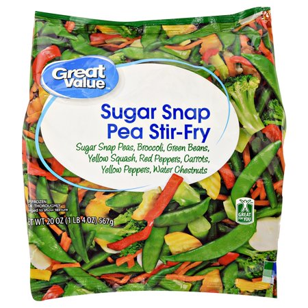 Great Value Sugar Snap Pea Stir-Fry, 20 oz - Walmart.com