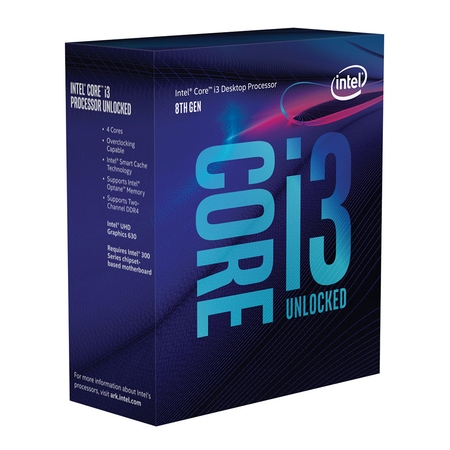 Intel Core i3-8350K Coffee Lake Quad-Core 4.0 GHz LGA 1151 (300 Series) 91W BX80684I38350K Desktop Processor Intel UHD Graphics (Best Intel Desktop Processor)