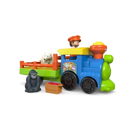- Little People Choo-Choo Zoo Train with Conductor and 2-Animals