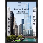 Plastic Poster Frame Mainstays 18x24 Trendsetter Poster And Picture Frame Black