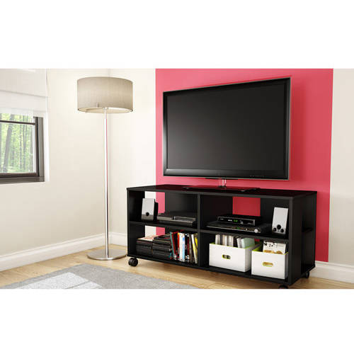 South Shore Jambory Storage Unit on Casters for TVs up to 48'', Multiple Finishes