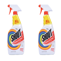  (2 Pack) Shout Triple-Acting Stain Remover Spray, 30 Ounces