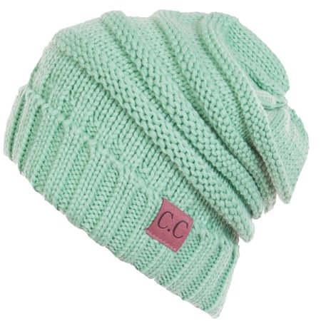 C.C Women's Thick Soft Knit Beanie Cap Hat