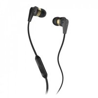 Skullcandy INK'D 2.0 Earbud Headphones (Gold and Gold) - S2IKDY-144 - New