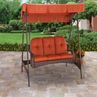 Porch Swings Product Image Better Homes Gardens Azalea Ridge 3 Person Canopy Porch Swing