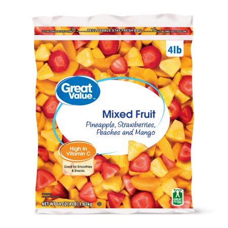 Great Value Frozen Mixed Fruit, 64 oz - Walmart.com