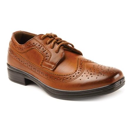 Four Crown Oxford - Deer Stags Boys' Ace Dress Wing-Tip Oxford Dress Shoes