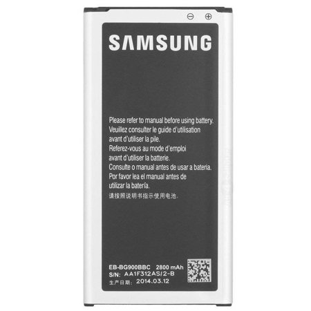 Samsung Original 2800mAh Replacement Battery For Galaxy S5 (Best S5 Active Case)