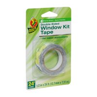 Duck Brand Double-Sided Window Kit Tape - Indoor, .25 in. x 24 ft.